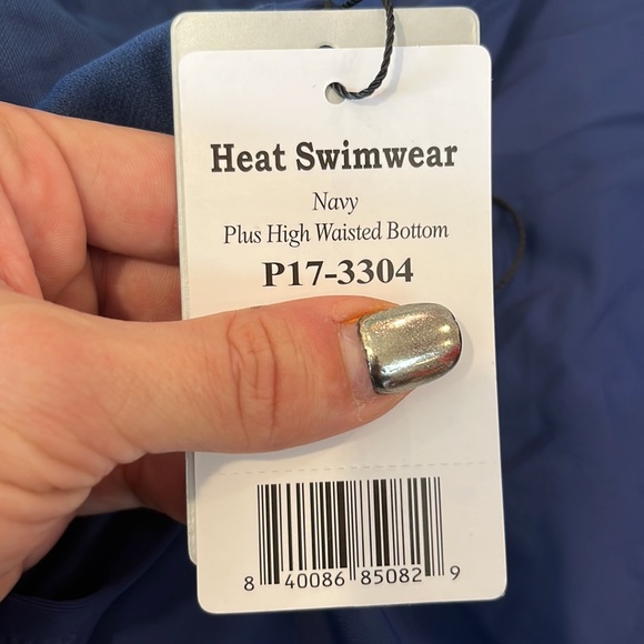 NWT Heat Womens Swimwear Tiki Beach Tankini High Waisted Two Piece Swimsuit 22W - Picture 10 of 13